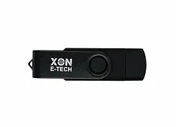 Флеш-накопичувач XON FlashDrive DuoConnect 256GB (USB 2.0 + USB Type-C) Чорний (FX2DR256PB 4067) - мініатюра 2