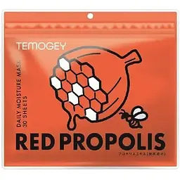 SPC Temogey Red Propolis Mask живильна тканинна маска з прополісом, 30 шт