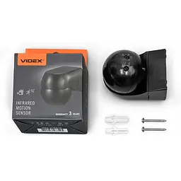 Датчик руху та освітленості Videx VL-SPW11B інфрачервоний чорний 220V 800W IP44 (28934-000) - мініатюра 8