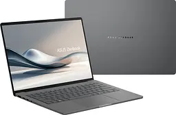 Ноутбук ASUS Zenbook A14 UX3407QA-QD306W 14 WUXGA OLED, Snapdragon X X1 26 100, 32GB, F1TB, UMA, Win11, Сірий (90NB1502-M00F40) - мініатюра 4