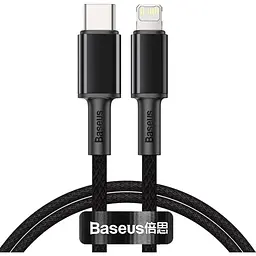 Кабель Baseus Lightning Type-C to Lightning PD 20W 1M High Density Braided Black (CATLGD-01)