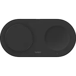 Бездротовий зарядний пристрій Belkin 2in1 Boost Charge Pro 15W Black (WIZ021VFBK) [170631] - мініатюра 2