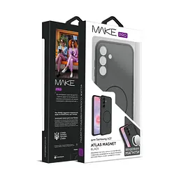 Чохол MAKE Samsung A37 Atlas Magnet Black - мініатюра 4