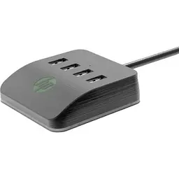 Концентратор HP USB 3.0 to 4xUSB 3.0 RGB black HP (HP_DHC-CT120) - мініатюра 2