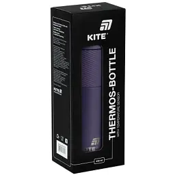 Термокружка Kite 1227 з термодатчиком 450 мл фіолетовий (K25-1227-3) - миниатюра 5