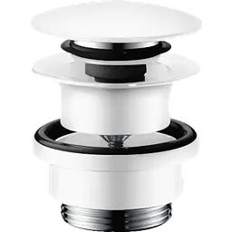 Злив-перелив Hansgrohe Push-Open matt white 50100700