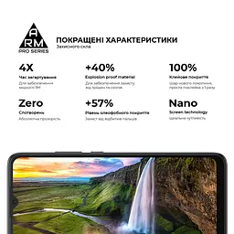 Захисне скло на Xiaomi Redmi 10C/12C з олеофобним покриттям, Pro, повне проклеювання, антистатичний і пиловідштовхуючий шар, 9H, самоклеючеся, 2.5D, на весь екран, антистатичний клей, ArmorStandart (ARM61297) - мініатюра 5