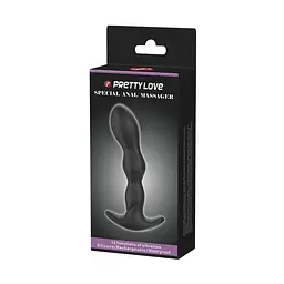 Анальная пробка - Pretty Love Special Anal Massager Black - мініатюра 3