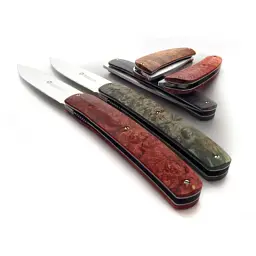 Ніж Maserin Gourmet, дамаск, fat carbon, зелений (380/DV) - мініатюра 4