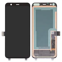 Дисплей для Google Pixel 4, чорний, без рамки PRC