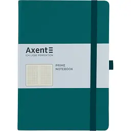 Книга записна Axent Partner Prime клітинка 145x210 мм 96 аркушів малахіт (8305-31-A)