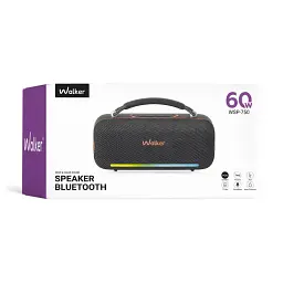 Bluetooth Колонка Walker WSP-750 60W UA black - мініатюра 2