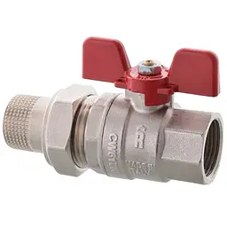 Кран із американкою прямий Roho R105-100 - 1" RO0088 - мініатюра 3