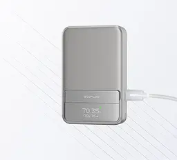 Акумулятор зовнішній EcoFlow RAPID Magnetic 10000mAh 65W 2-в-1 бездротова + провідна зарядка - мініатюра 5
