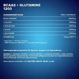 Амінокислота IronMaxx BCAA´s + Glutamine 1200, 260 капсул - мініатюра 6