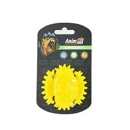 Іграшка AnimAll GrizZzly мультифункціональний м'яч для собак 7.5 см жовта