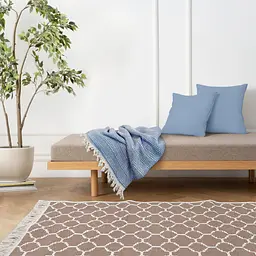 Плед бавовняний Cosas RHOMB CS4 200х230 см синій (Plaid_Rhomb_43Denim_200x230) - мініатюра 3