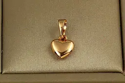 Кулон Xuping Jewelry крихітне серце 8 мм золотистий