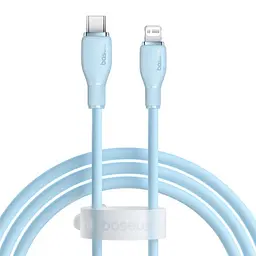 PD кабель Baseus Pudding Series Fast Charging Cable Type-C to iP 20W 1.2m Синий P10355701311-00