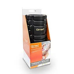 Ролик масажний Therapy Roller чорний Qmed fit0025168 - мініатюра 4