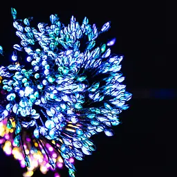 Гірлянда Кінський хвіст Мішура 640 LED 16 ниток 2 м зелена, мультиколор GarlandoPro D640L2MGML - мініатюра 10