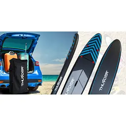 Надувна SUP дошка THUNDER Steel 365 см із веслом Blue - мініатюра 7