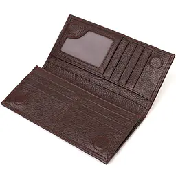 Чоловічий шкіряний гаманець Canpellini 9,2х18,8х1 см acs0025606 - мініатюра 3