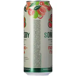 Сидр Somersby Персик-Гуава 4.7% з/б 0.5 л - мініатюра 2