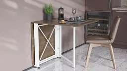 Стіл-книга трансформер Оріон 2 Ferrum-decor 750x1520x730 Білий метал ДСП Дуб Сонома Трюфель 16 мм (FRD-104594) - мініатюра 3