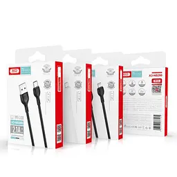 Кабель XO NB200 USB cable for Lightning 2.1A/2M Чорний - мініатюра 2
