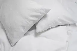 Постільна білизна з льону Lotus Home - Karlin white білий євро - мініатюра 3