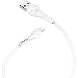 USB Cable Hoco X37 Cool Power Lightning White 1m - мініатюра 3