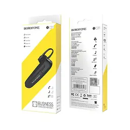 Bluetooth-гарнітура бездротова Borofone BC21 чорний - мініатюра 4