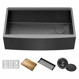 Кухонна мийка Kraus Kore KWF210-33/PGM, Графит