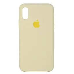 Силиконовый противоударный чехол-накладка для Apple iPhone Xs Max, панель с защитой всего корпуса, софт-тач, mellow yellow, ArmorStandart (ARM54870)