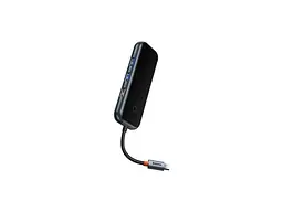 Мультипортовий адаптер BASEUS AcmeJoy 5-in-1 Multifunctional Type-C Dark Gray (WKJZ010113) - мініатюра 4