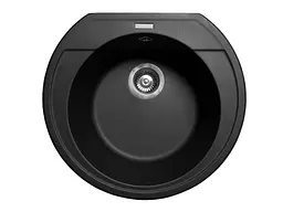 Кухонна мийка Miraggio TULUZA black (0002565) Граніт, Врізна, Чорний