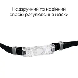 Дитяча маска для плавання Renvo Garsen JR Anti-fog чорний OSFM (1SM110-01) - мініатюра 5
