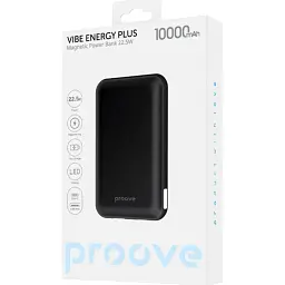 Зовнішній акумулятор Proove Vibe Energy Plus 10000mAh 22.5W Black (PBVE15012203) [131441] - мініатюра 3