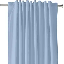 Штори на кухню та в кімнату Cosas Marina 180х270 см 2 шт лазуровий (Curtains_12Wave_DUK) - мініатюра 2