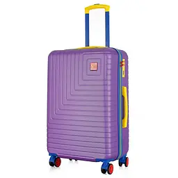 Валіза середня Semi Line T5940-2 ABS-пластик 24 дюйми 65 л Фіолетовий - мініатюра 1