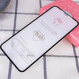 Захисне скло 5D Hard (full glue) (тех.пак) для Apple iPhone 13 Pro Max / 14 Plus (6.7) Чорний - мініатюра 2