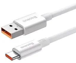 Кабель Baseus Superior Series Fast Charging Cable USB to Type-C 100W 2m P10320102214-03 White - мініатюра 2