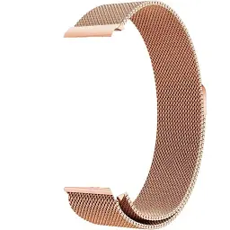 Ремінець BeCover Milanese Style для Amazfit Stratos (22mm)/Stratos 2/2S/3/Amazfit GTR 2/Amazfit GTR 47mm/Amazfit GTR Lite 47mm/Amazfit Nexo/Amazfit Pace/Amazfit GTR 3 Pro Rose Gold (707732) - мініатюра 2