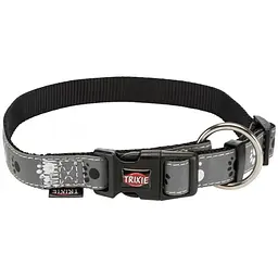 Нашийник Trixie світловідбивний Silver Reflect S-M 30-45 см/15 мм (сірий)