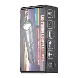 Ліхтарик Flashlight SY-2205 Type-C 3000 mAh Чорний - мініатюра 2