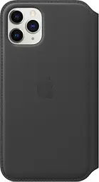 Оригінальний шкіряний чохол-книжка для iPhone 11 Pro Apple Leather Folio Black MX062ZM/A протиударний - мініатюра 7