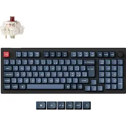 Клавіатура Keychron V5 Max Gateron Jupiter Brown RGB Black (V5M-D3-UA) [159769] - мініатюра 2