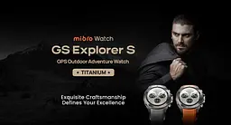 Mibro Смарт-часи GS Explorer S 48мм, 1.32", 466x466, AMOLED, BT 5.3, Dual-band GPS, 10 ATM, титан-силикон - мініатюра 2