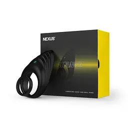 Ерекційне віброкільце Nexus Enhance Vibrating Cock and Ball Ring, подвійне - мініатюра 5